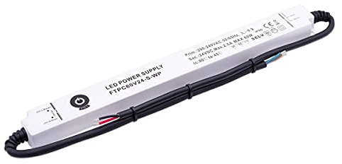 superflaches Slim Line LED Netzteil/Trafo mit PFC 24V/DC 60W 2,5A MM IP66 wassergeschützt Maße: L= 339 mm, B= 30 mm, H= 18 mm