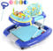 Daliya® BEBISTEP 4in1 Spiel- und Lauflernwagen - Gehfrei mit Schaukelfunktion Babywalker Lauflernwagen Laufhilfe Babywippe mit Musik- & Spielecenter & Esstisch (Blau)