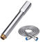 High-Pressure Brass Hand Shower Water-Saving Shower Head, Single-Head Chrome-Plated Booster Shower, Bathroom Shower Universal Sprinkler Set 190mm*20mm B