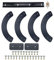 ANTO Schneefräse Paddel Set für MTD 753-04472 735-04032 735-04033 753-0447 Schaber 731-1033