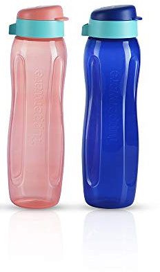 Tupperware Aquaslim 750 ml Water Bottle 2 pcs