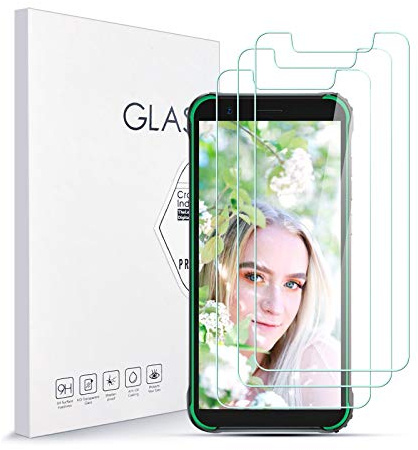 Asoway Verre Trempé pour Blackview BV4900 Pro [3 pièces] | Protection écran Film HD Dureté 9H Glass, Ultra Résistant, Anti Rayures, Anti-Bulles Facile à Installer