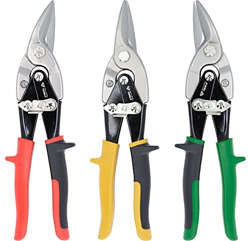 BRILLIANT TOOLS BT067200 Hebel-Blechscheren Satz, 3-TLG. [Powered by KS Tools]