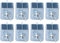 Metal Butt Welding Clamp, 8Pcs Welding Clamps Galvanized Steel Weld Sheet Door Welder Equipment Welding Kit for Car Truck Door Skin Panel Fender Patches Floor
