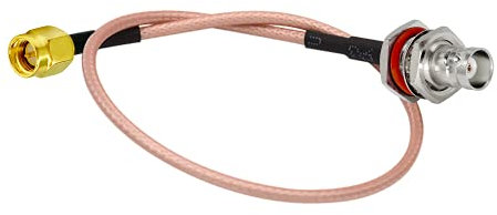 Vecys SMA Stecker auf BNC Buchse RF Koaxialkabel RG316 30 cm für Walkie Talkie Amateurfunkantennen PC LAN USB Raspberry Pi TYT Icom…