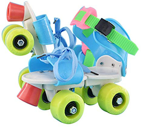 Ayaaa Rollschuhe Kinder verstellbar 4-Rad-Skateschuhe,Inlineskates Schlittschuhe Chrom Kugellager Fitnessschuhe Inliner Mädchen Jungen Anfänger