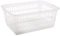 12x Aufbewahrungskorb - transparent - 37 x 26 - Körbchen - Kunststoffkorb - Organizer - Ordnung - Aufbewahrung Bad Korb Kinderzimmer Haushalt