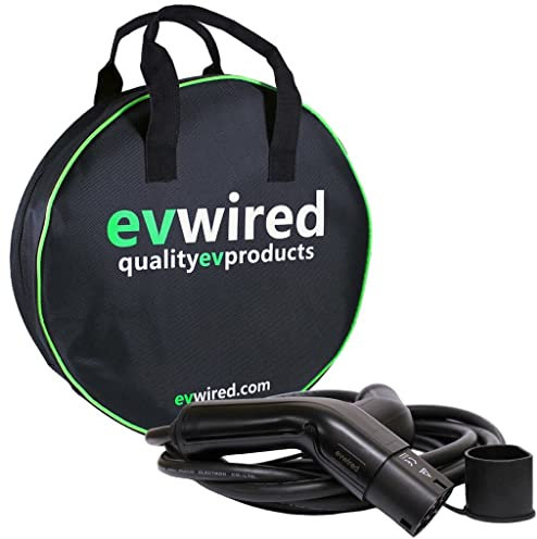 EV Wired Type 2 to Type 2 7 metre EV charging cable 32A 7kW single phase Fast charging cable with free carry case