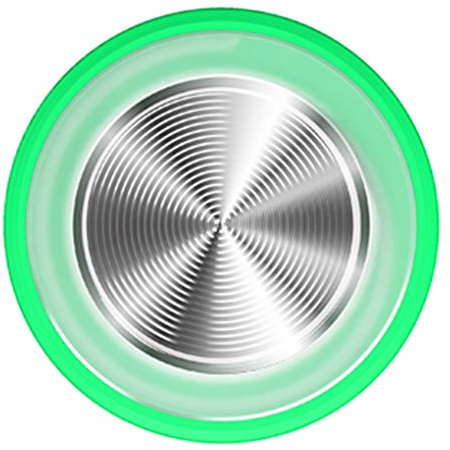 Allayu Round Spiel Joystick Controller - Metall Button Gamepad mit Saugnapf für Telefon