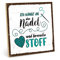 TypeStoff Holzschild mit Spruch – Nähen – im Vintage-Look mit Zitat als Geschenk und Dekoration zum Thema Hobby und Nähstube - HS-01231