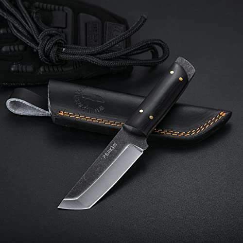 Perkin Jagdmesser mit Scheide PK800 Black