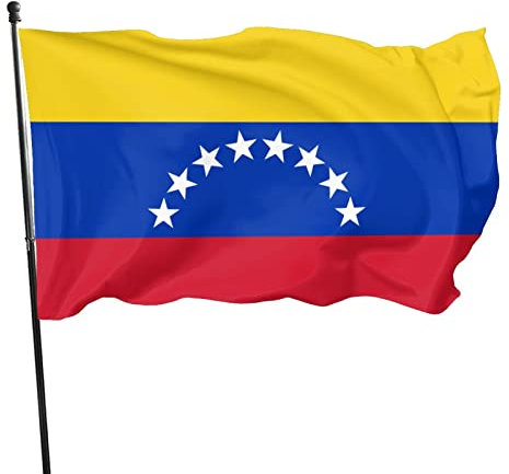 Bandera de Venezuela, banderas decorativas para jardín, exteriores, hogar, habitación, fiestas, 3 x 5 pies