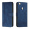 Bravoday Cover per Huawei P8 Lite 2017 / P9 Lite 2017, Flip Custodia in Pelle PU Portafoglio Custodia per Huawei Nova Lite / GR3 / Honor 8 Lite, con Slot per Schede, Blu