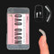 NOVO OVO 120 pcs Hawk Curved Eagle Claw Extra Super Extreme Deep Curve Half Cover Short Square Tapered Transparent Clear Cystal False Nail Extension Tips Acrylic Nail 10 Sizes Box Packaging