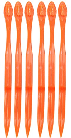 Graootoly 6PCS Easy Orange Peeler in Orange Color Kitchen Tool