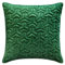 The HomeCentric Dekorativ Smaragdgrün Kissen Überzüge, 2 Stück, 40x40 cm (16x16) Samt Kissen, Kissenhülle mit Gesteppt, Geometrisch Kissen, Modern Kissen Überzüge - Emeraude Sea