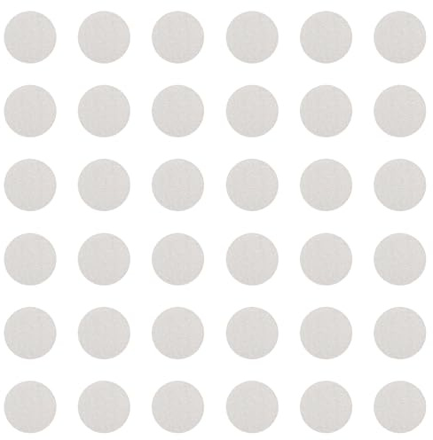 cyclingcolors 36x Cache vis adhésif autocollant diamètre 25mm protection bouchon trou obturateur meuble table chaise maison, Gris