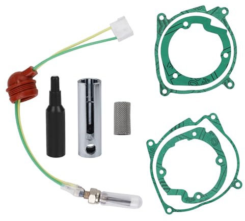 Kit de Réparation de Bougie de Préchauffage, 8pcs de Chauffage de Stationnement Diesel 12 V 2 kW 5 kW 8 kW Bougie de Préchauffage en Céramique Pièces de Réparation de Chauffage Kit