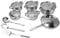 Msiud Stainless Steel Cookware Set Kitchen Pots and Pans with Soup Pot Saute Pan and Lids for Versatile Home Cooking Essentials