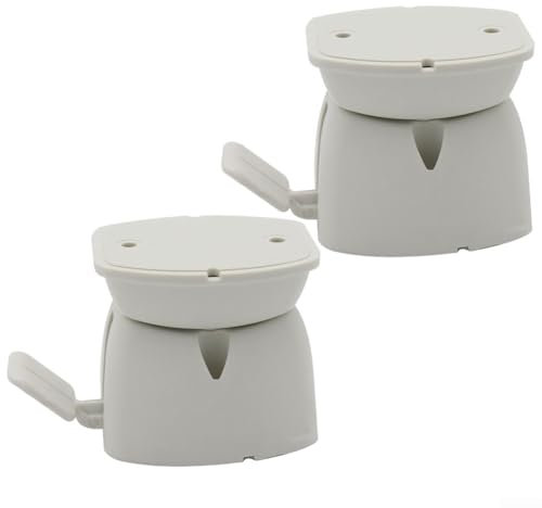 Door Retainer Catch, Caravan Door Retainer Door Stopper, Door Retainer Replacement For Caravans, Campervans, Motorhomes, Trailers(2PC White)