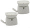 Door Retainer Catch, Caravan Door Retainer Door Stopper, Door Retainer Replacement For Caravans, Campervans, Motorhomes, Trailers(2PC White)