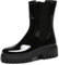 AONETIGER Stivali Pioggia Donna Impermeabile Stivali Gomma Leggere Antiscivolo Chelsea Stivaletti Outdoor Antivento Ankle Boot (135 Nero,38EU)