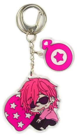 kakazoomm eu Anime Yarichin Bitch Club Schlüsselanhänger Ayato Yuri Cosplay Yui Tamura Unisex Anhänger Kyousuke Yaguchi Schlüsselring Yuu Kashima Schmuck Zubehör