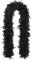 LIURFLNC Federboa Schwarz, 2,0 m, Party, Fasching, Pride, LGBT, Weihnachten, Frauen, Unisex, Accessoires, Federschal