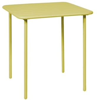 sweeek - Gartentisch aus Metall, 2-Sitzer, Amelia 70 x 70cm