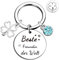 EFNHJF5 Geschenk für Frauen - Persönlicher Schlüsselanhänger Dankeschön Geschenke für Mama,Freundin, Tante,Schwester & Kollegin,Geschenke zum Geburtstags Muttertag Hochzeitstag Weihnachtstag