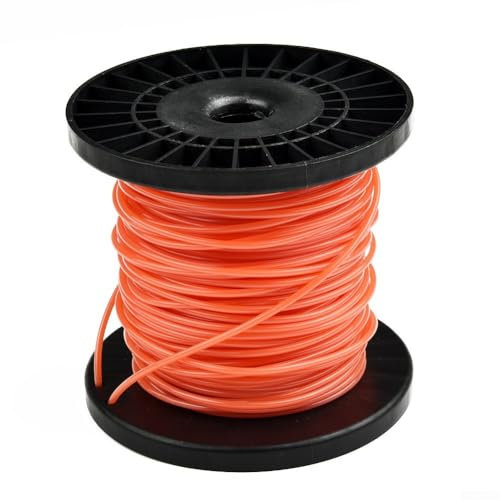 Filo in nylon per decespugliatore 2, diametro 7 mm, per decespugliatori elettrici, perfetto per giardinaggio e manutenzione del prato