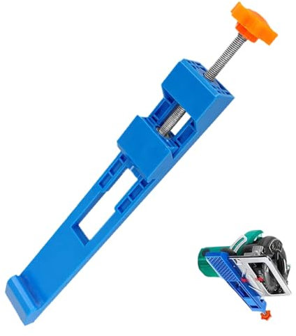 Guida di base regolabile per macchine da taglio, guida per sega a binario per macchina da taglio da 4 pollici, guida di taglio di precisione per legno, adatta per sega circolare da 14,5 cm a 21 cm