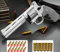 toy Plastic Guns, Foam Blaster Revolver Toy Gun ，Teens Garden Action Activity Shooting Games,Pretend Play Toy Pistol,does not need load each time.long
