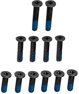 Gintai Kit Vis 12pcs pour ASUS TUF Gaming FA707 FX707 châssis ordinateur portable Housse de Base fixation pour fond d'ordinateur vis de remplacement pour PC