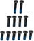 Gintai 12pcs Screw Set for Asus TUF Gaming FA707 FX707 Laptop Case Base Bracket Computer Background Background Replacement Screws for PC