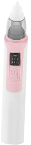 Elektrischer Nasen und Ohrenschmalzreiniger für Babys, Kompakt Rosa | Abnehmbar und Leicht zu Reinigen, Einfach zu Bedienen, für Reise und Zuhause, Pp und Silikon