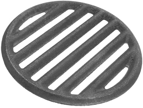 DECOMELODY Runder Feuerrost aus Gusseisen für Chiminea und Outdoor Grill