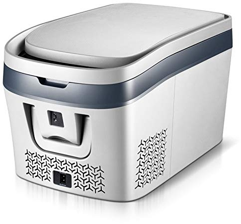 LRFVADW Mini Fridge 38L Car Fridge Compressor DC 12V 24V Refrigerator Freezer Cooler for Home Picnic Refrigeration -19~10 Degrees