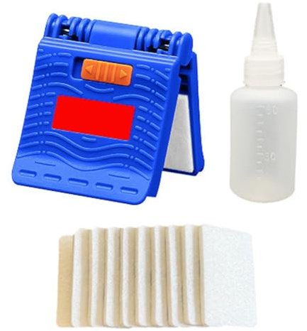 Kaeltsyn Multipurpose Fiber Optics Cleaning Kits Includes Alcohols Container and 10 Fiber Optics Cleaning Clamp