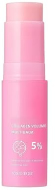 Pink Collage Volume Multi Balm, idratant, Arricchito Con Collagene,Antirughe e Idratante, ammorbidisce le linee sottili, tonifica la pelle, Wrinkle Bounce Stick, per la zona degli occhi, collo