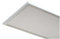 Panel LED 120x30 luminaria rectangular estrecha 40 W vatios en blanco frío de 6000K a 6500K kelvin. Perfil de aluminio moldeado blanco con la cortina blanca mate. 30000h de vida y 3 años de garantía