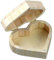 VORCOOL Holz Aufbewahrungsbox Herz Schmuckschatulle Kleinigkeiten Fall Organizer Geschenkbox