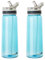 AceCamp, borraccia sportiva, in Tritan, privo di BPA, a tenuta stagna, con cannuccia, capacità di 350 ml, 600 ml o 800 ml, Blau 800ml Doppelpack, 800ml