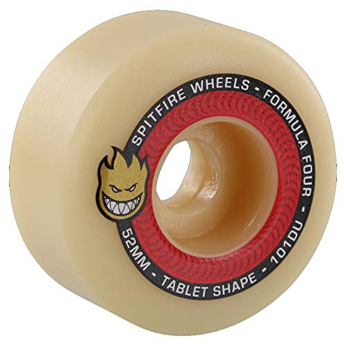 Spitfire Formula Four Tablets 101DU Wheels Natural/Red 52mm