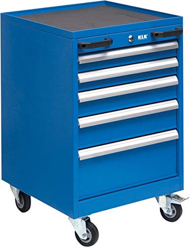 KLK Carro de herramientas profesional con 5 cajones