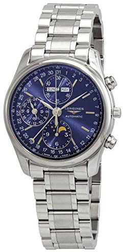 Longines Master Collection L26734926 Chronograph, Chronograph, Automatik, blaues Zifferblatt, Armband