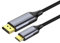 Câble USB C vers DisplayPort 1,8 m, USB de type C vers DisplayPort 4 K à 60 Hz Câble Thunderbolt 3 compatible