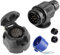 SPARKMOTO 13 Pin Trailer Plug and 13 Pin Trailer Socket,12V 13 Pin Trailer Plug Socket With Blue Trailer Plug Holder Tow bar Towing Trailer Plug Socket For Trailer RV Cars Caravan Connector (Short)