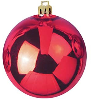 INNA-Glas Weihnachtskugel Canela, glänzend rot, Ø20cm - christbaumkugel