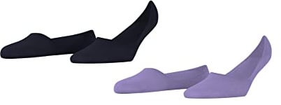 Burlington Damen Füßlinge Everyday 2-Pack W IN Baumwolle unsichtbar einfarbig 2 Paar, Lila (Light Lilac 6819) - neu, 35-36